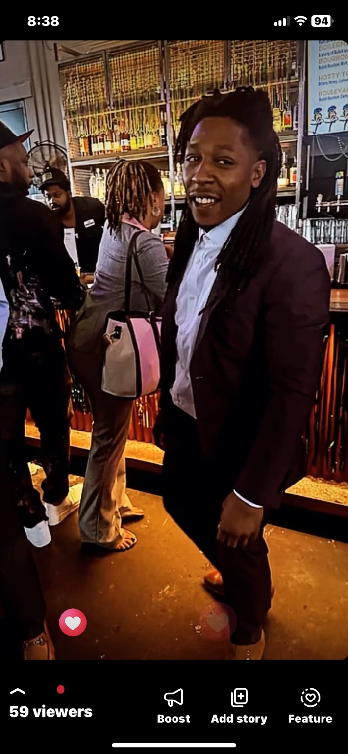 Jay Johnson at a community event